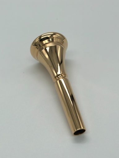 Trompetenmundstück vergoldet