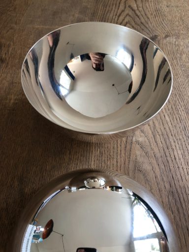 Messingschalen poliert und versilbert