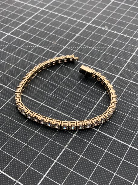 Tennis Armband 18 Karat Vergoldung